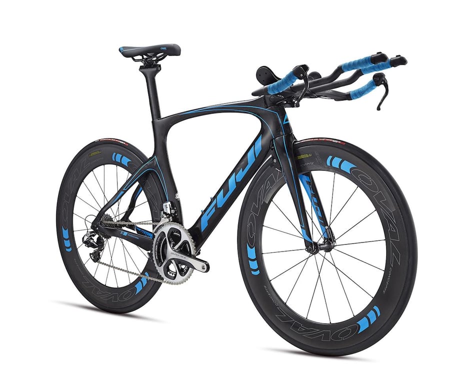 Fuji Bikes Fuji Norcom Straight 1 1 Triathlon Road Bike 16 Carbon Cyan 31 4228 Cbc P Performance Bicycle