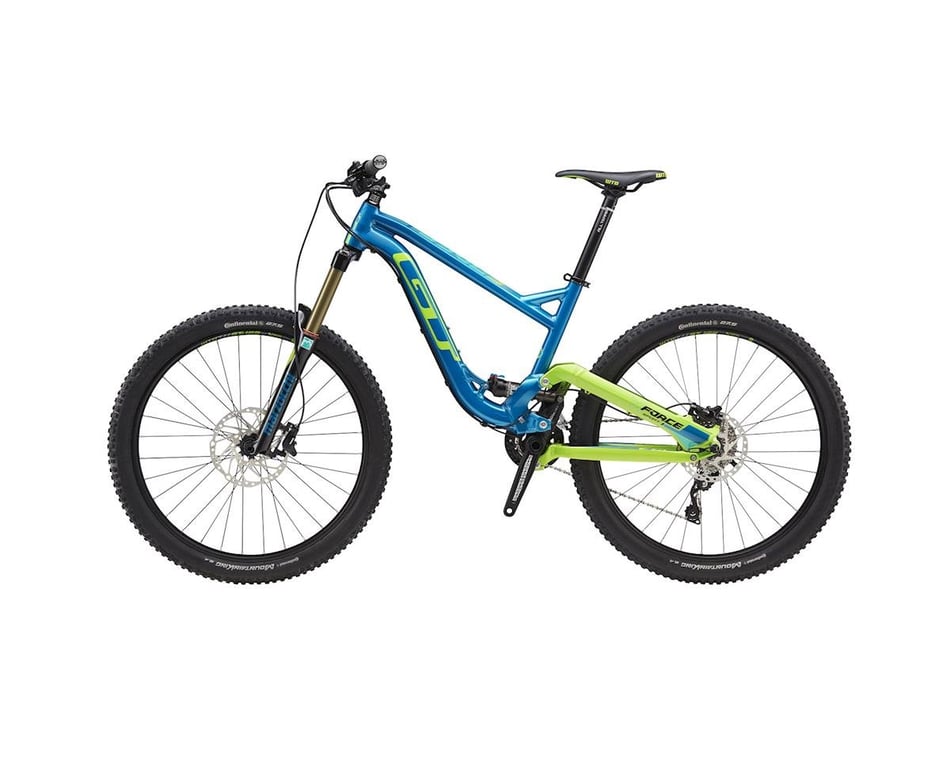 Gt Force X Sport 27 5 Mountain Bike 16 Blue 31 4507 Blu P Bikes Frames Performance Bicycle